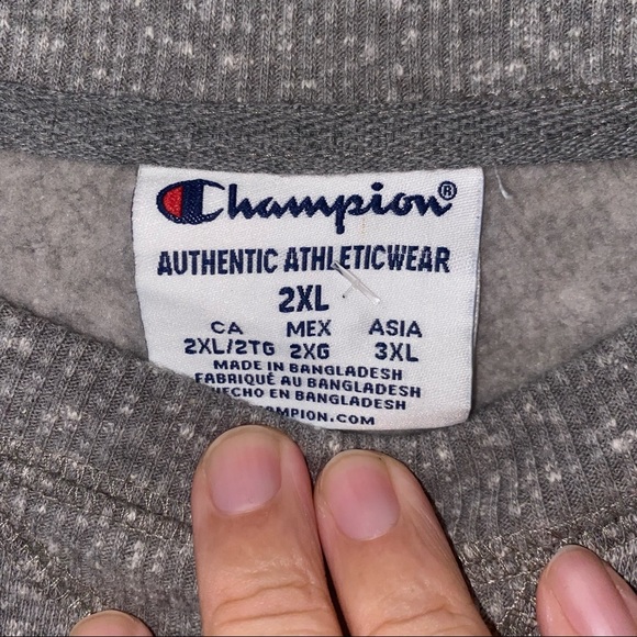 :::NWT:::champion utah state College grey sweatshirt men. - Picture 4 of 12